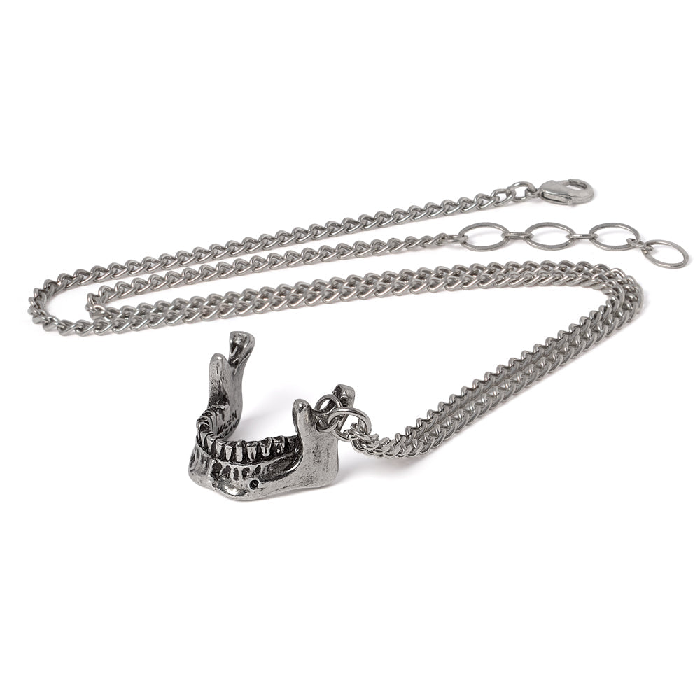 Alchemy Gothic Nihility Jawbone Teeth Pewter Pendant P1023