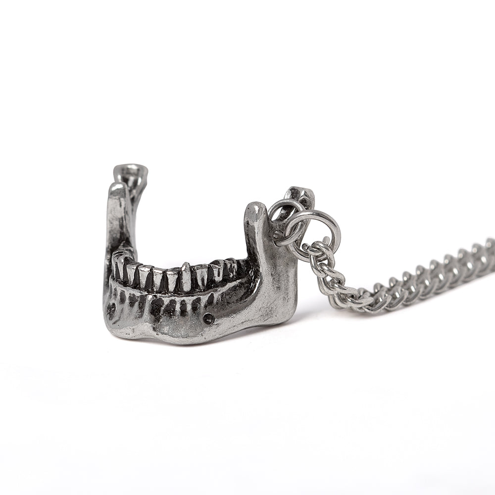 Alchemy Gothic Nihility Jawbone Teeth Pewter Pendant P1023