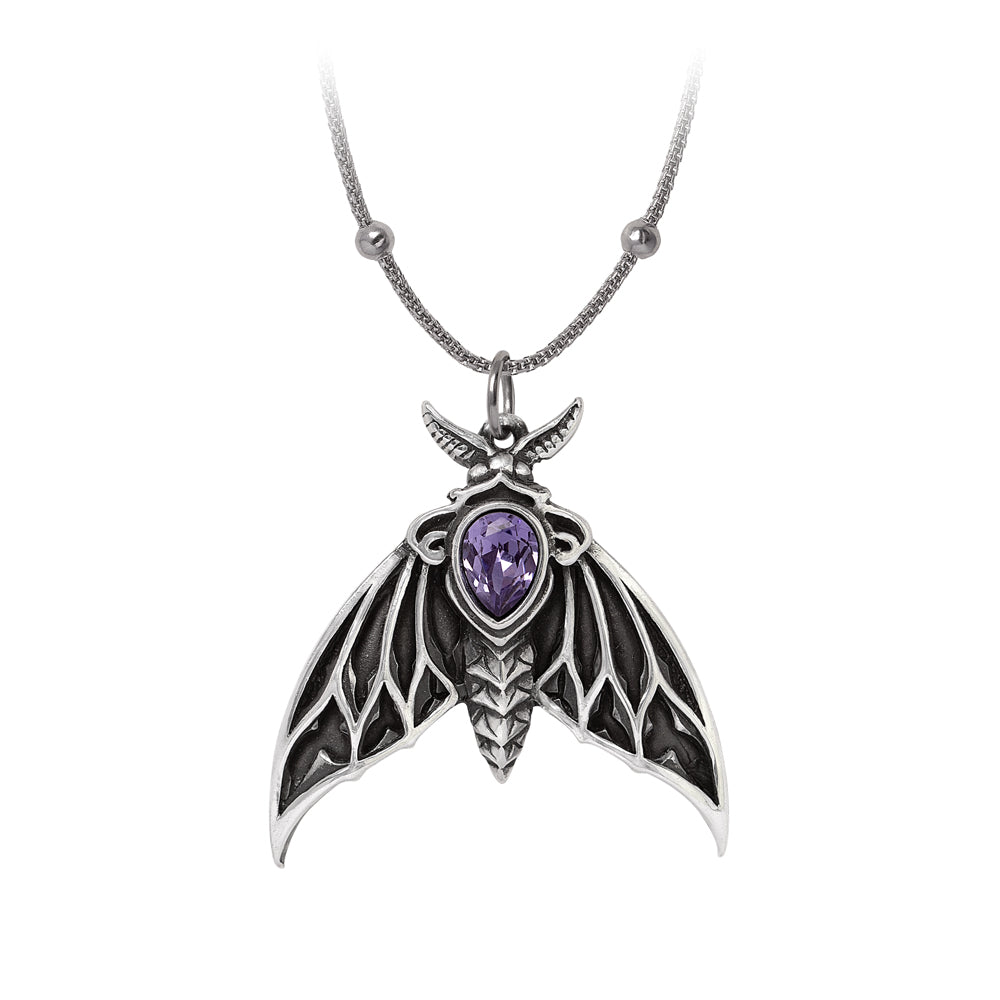 Alchemy Gothic The Chartres Phantom Druidic Moth Pendant P1025