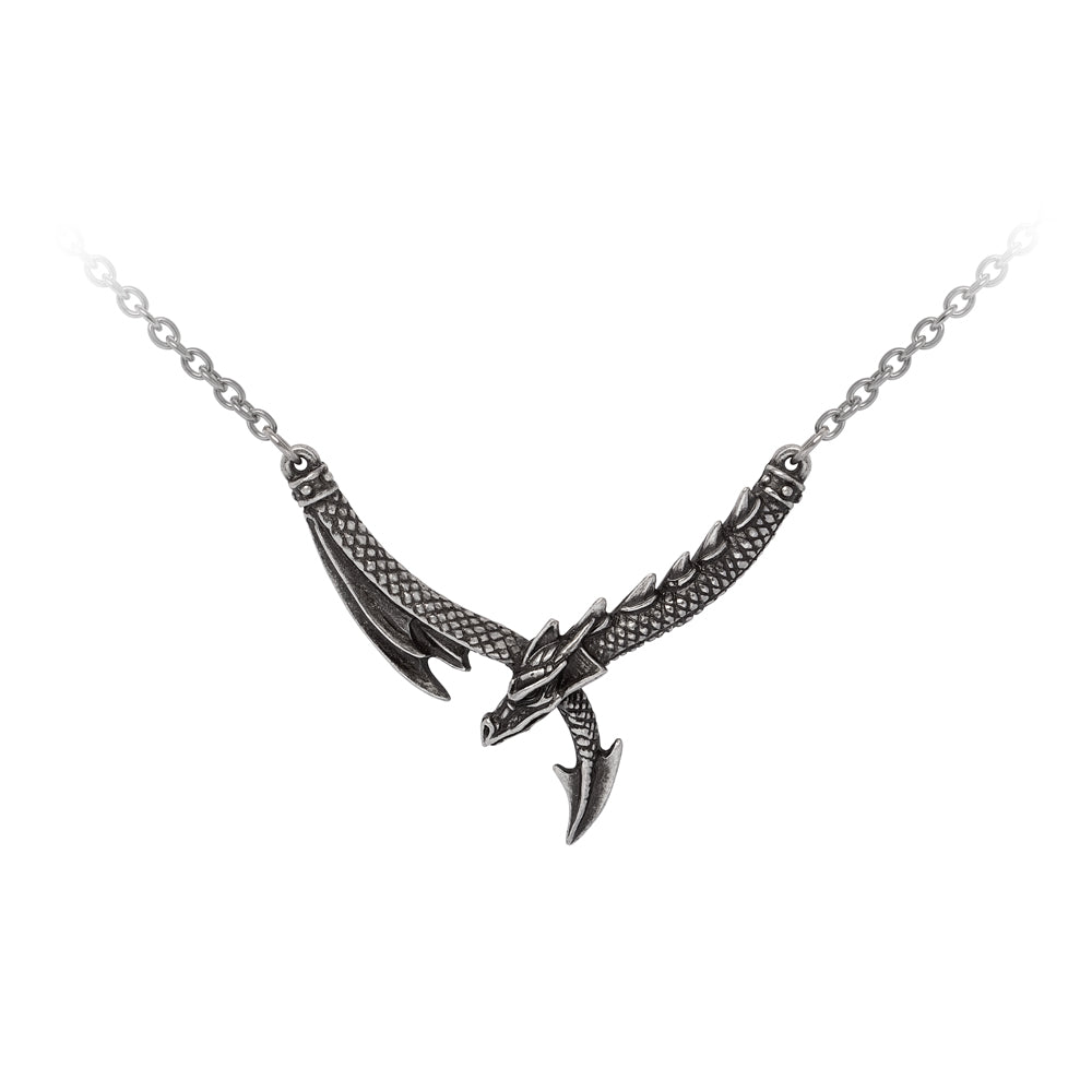 Alchemy Gothic Dragon's Lure Shadow Necklace P1028