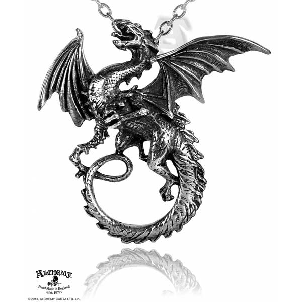 Alchemy Gothic The Whitby Wyrm Pendant P323