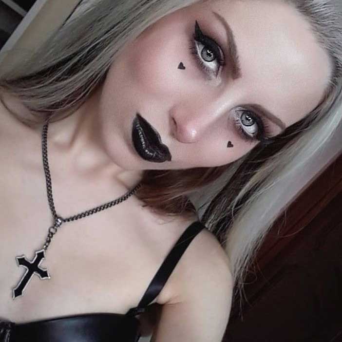 Alchemy Gothic Osbourne's Black Aiguise Cross Pendant P618