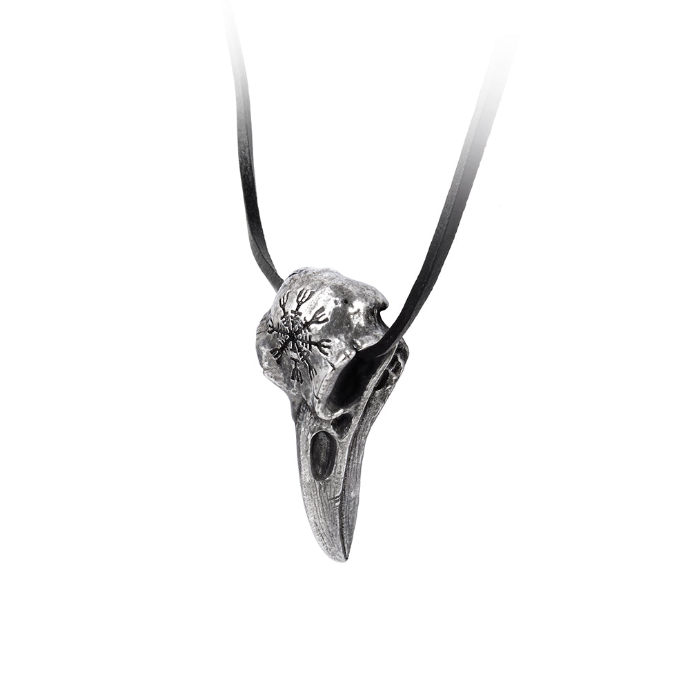 Alchemy Gothic Helm of Awe Ravenskull Odin Pendant P687