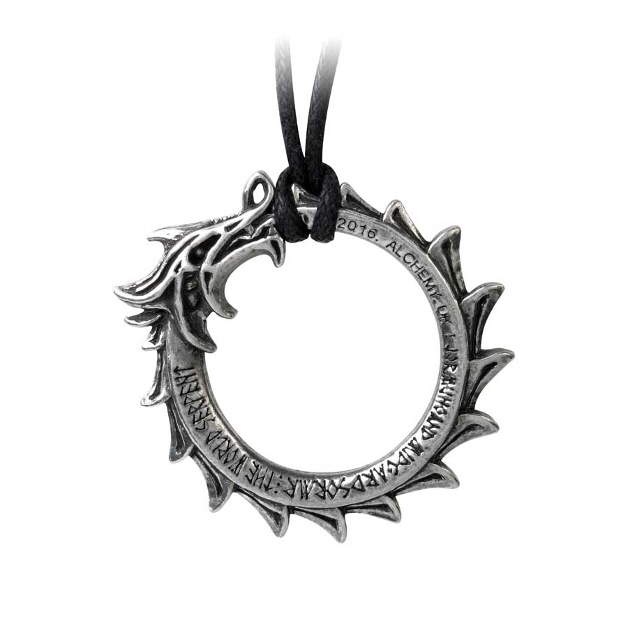 Alchemy Gothic Norse Loki Jormungand Pendant P774