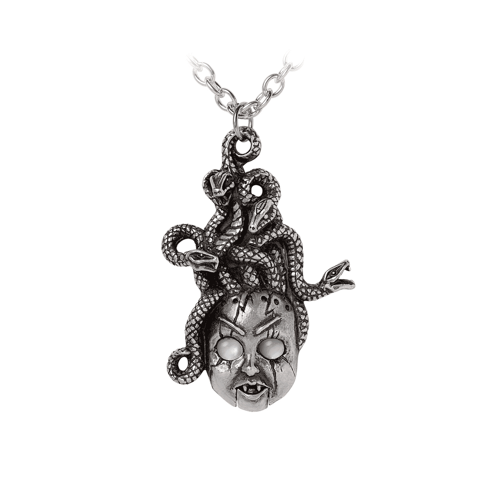 Alchemy Gothic Curse of the Undoll Medusa Pendant P982