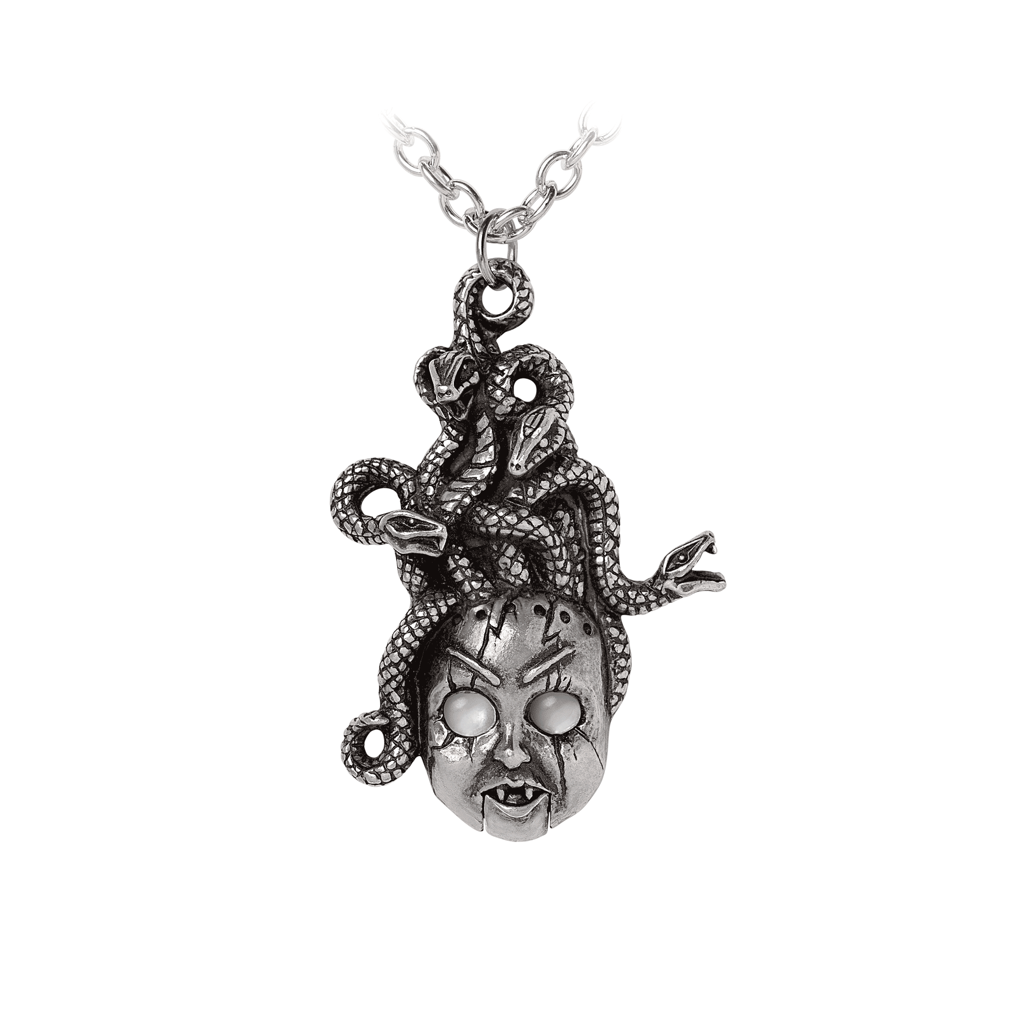 Alchemy Gothic Curse of the Undoll Medusa Pendant P982