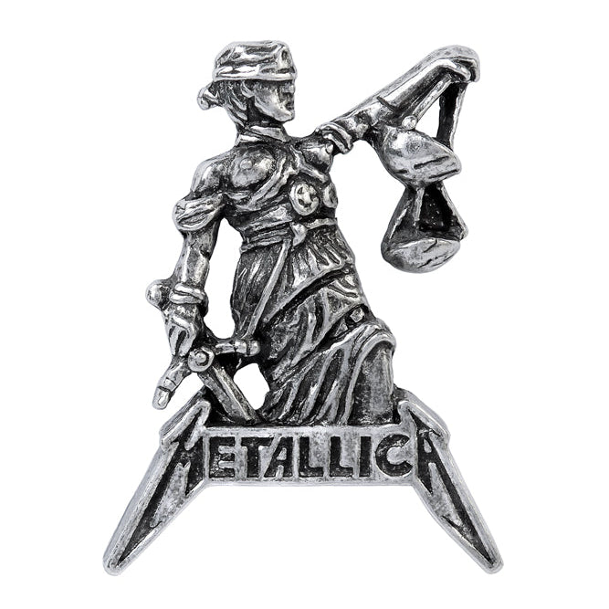 Alchemy Gothic Metallica Justice For All Pin PC513