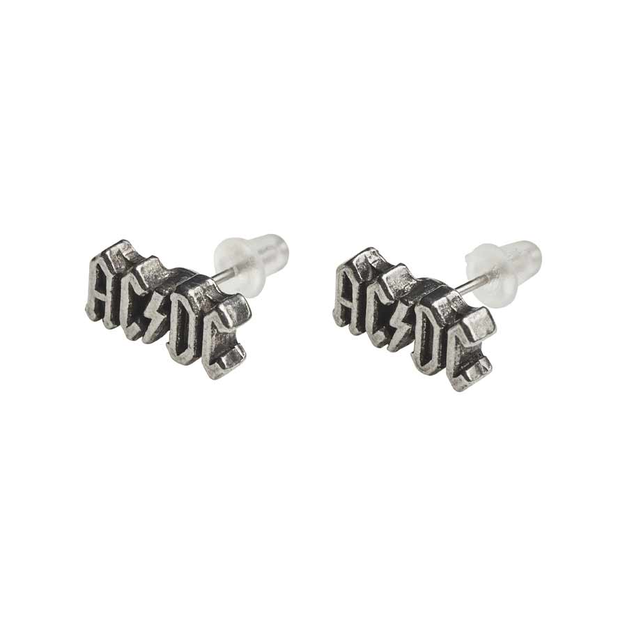 Alchemy Gothic AC/DC Band Logo Earrings PE4