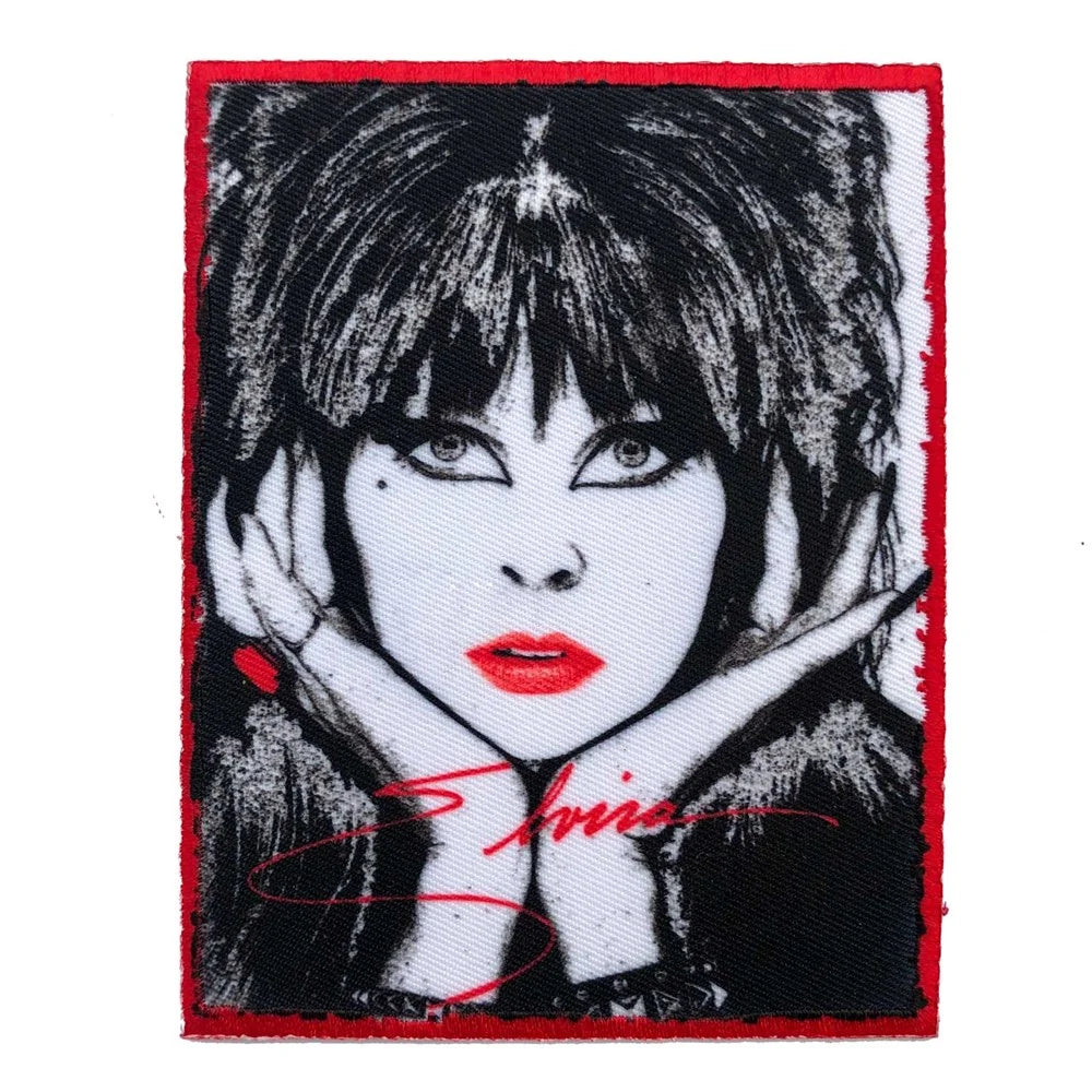 Kreepsville 666 Elvira 80's Signature Embroidered Iron On Patch
