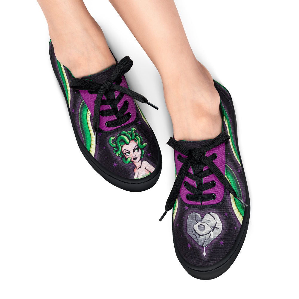 Petrified Love Medusa Black Sneaker