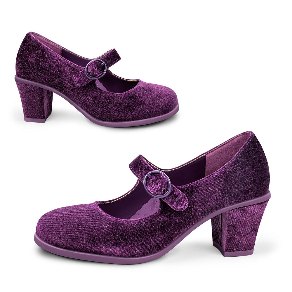 Chocolaticas® Mid Heels Plum Elixir Mary Jane Pump