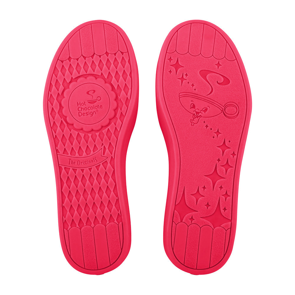 Poodle Perfect Pink Red Sneaker