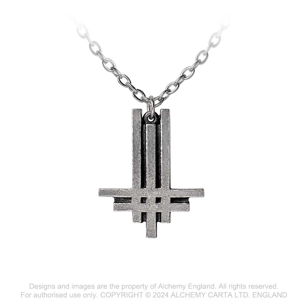 Alchemy Gothic Behemoth Metal Band Cross Pendant PP525