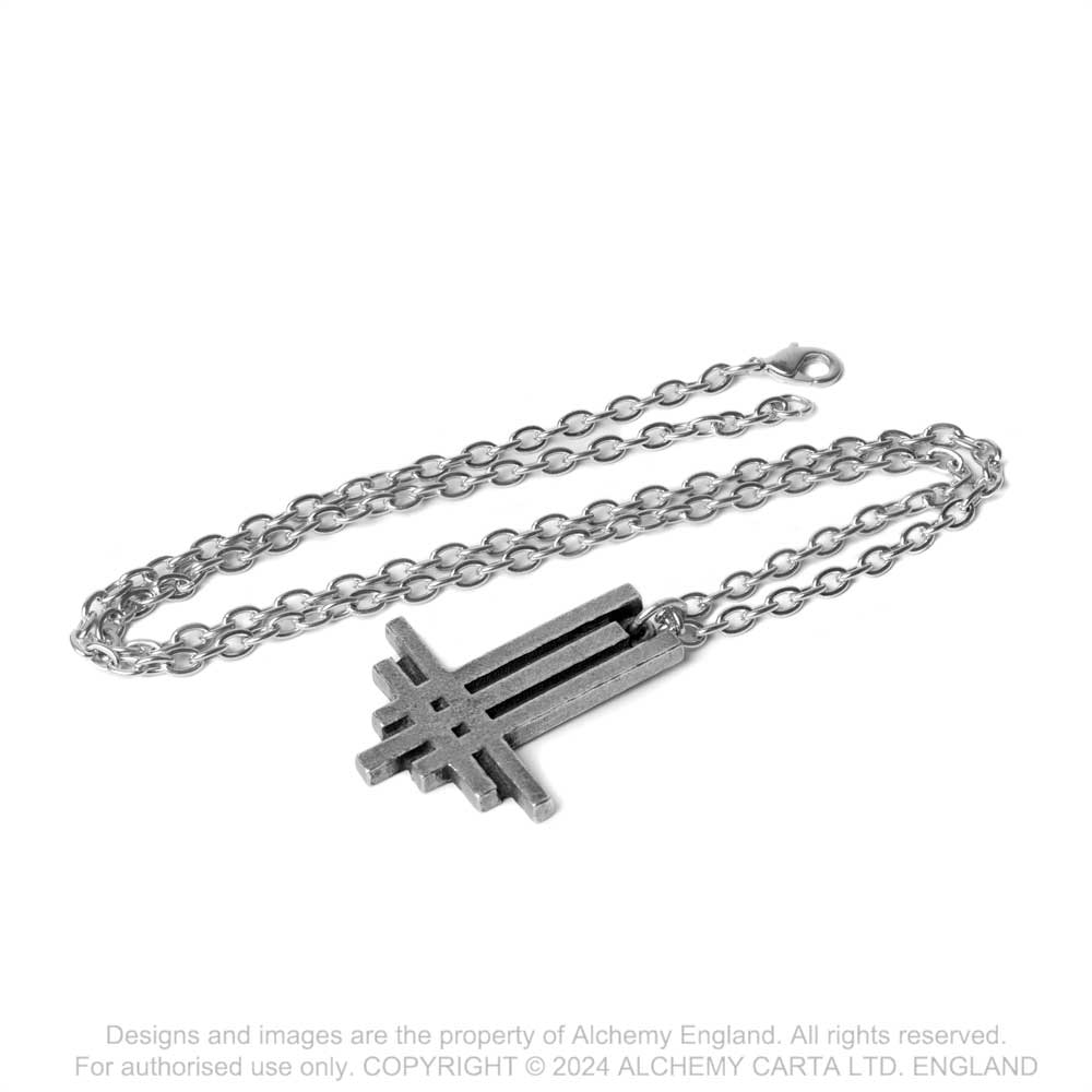 Alchemy Gothic Behemoth Metal Band Cross Pendant PP525