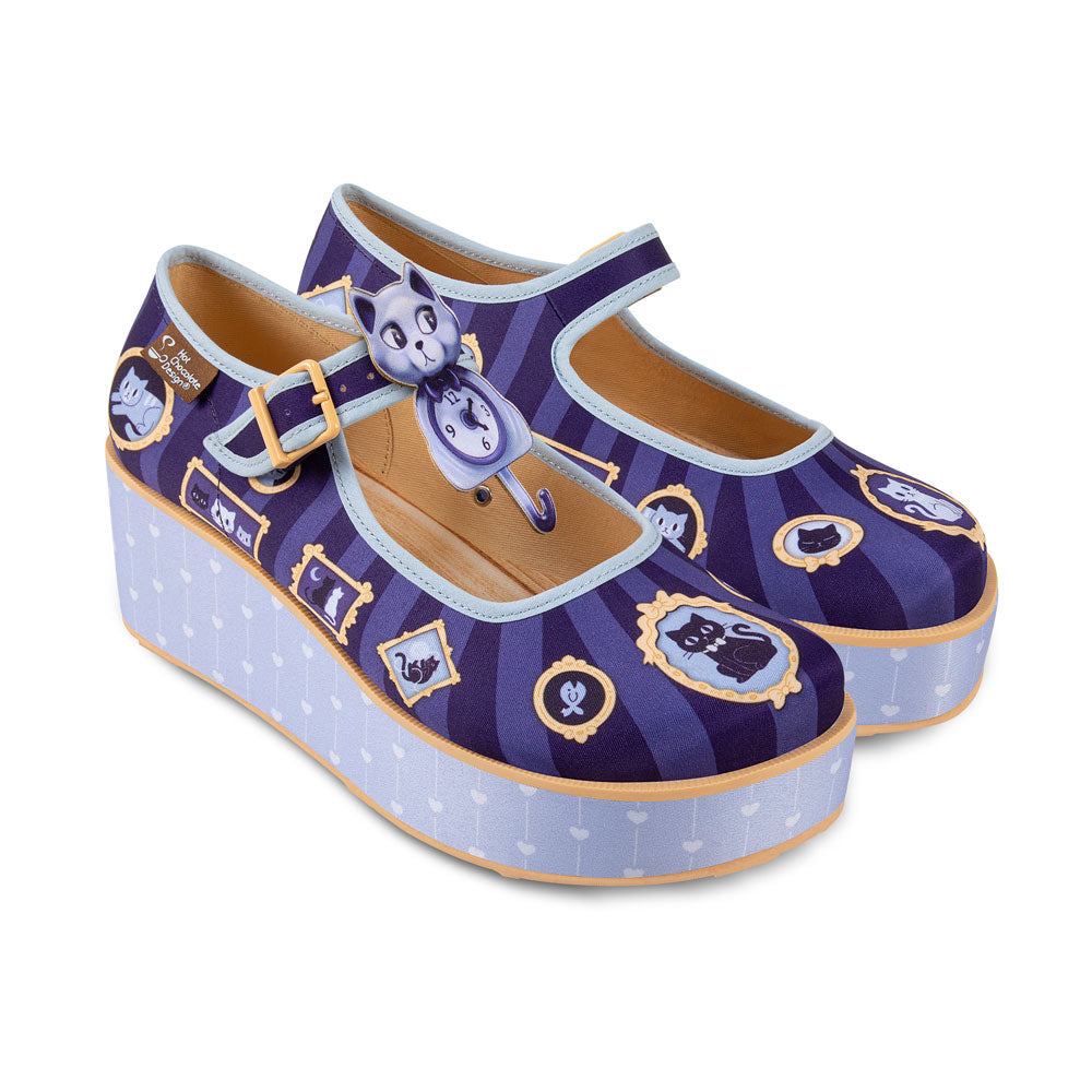 Hot Chocolate Design Chocolaticas® Purrfect Time Cat Mary Jane Platform