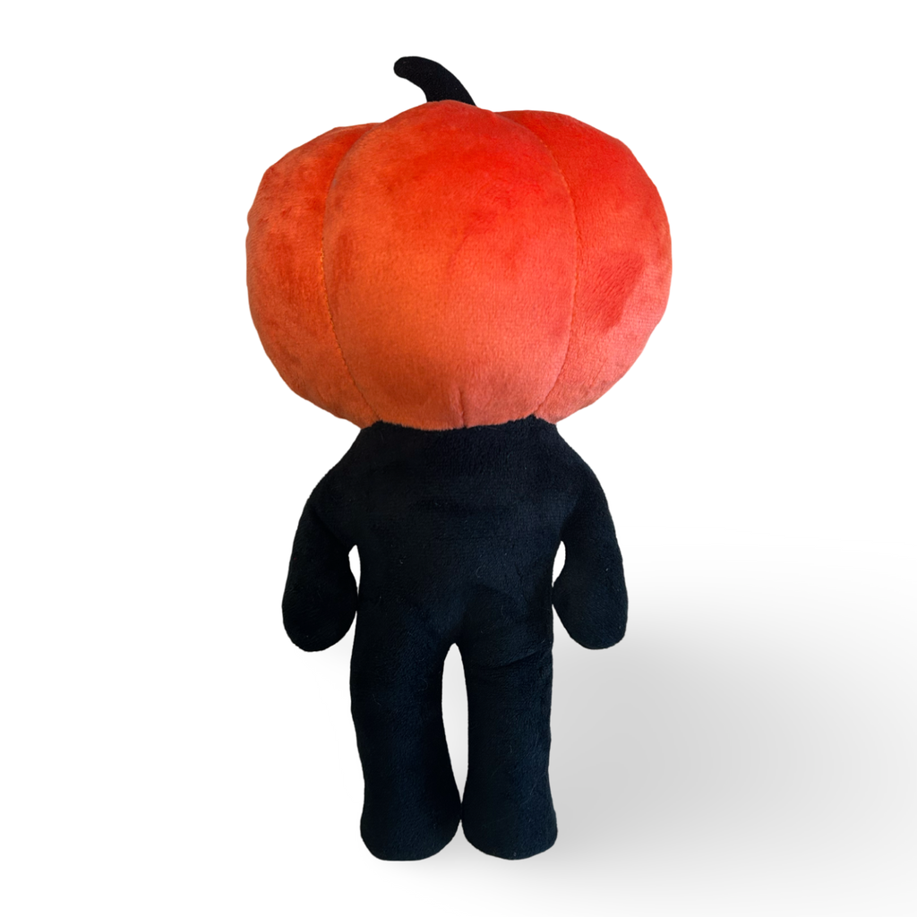 MaterialJill Pumpkin Head Halloween Skeleton 12" Plush Doll