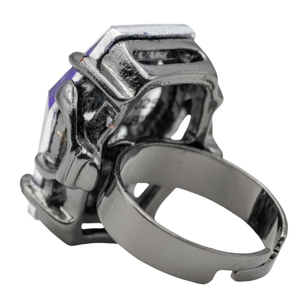 Kreepsville 666 Elvira Coffin Jewel Purple Ring