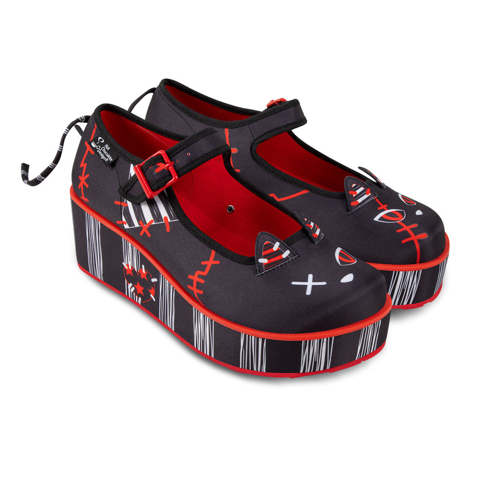 Chocolaticas® Riot Kitty Mary Jane Platform