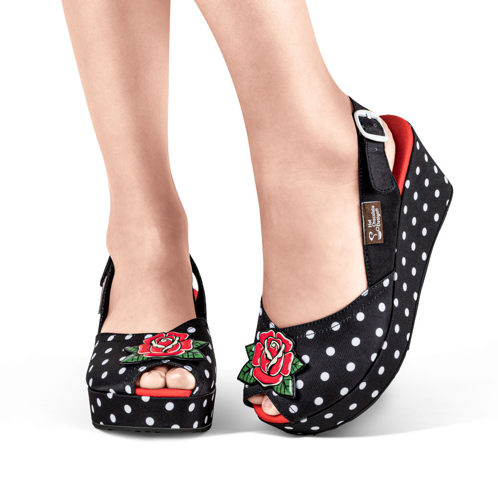 Chocolaticas® Rockabilly Slingback Sandal