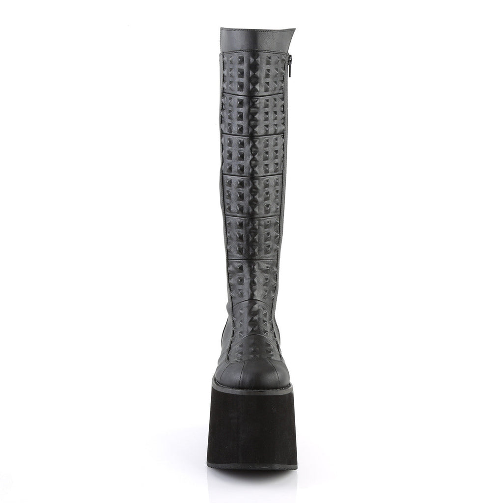 Demonia Rot 13 Black Vegan Leather
