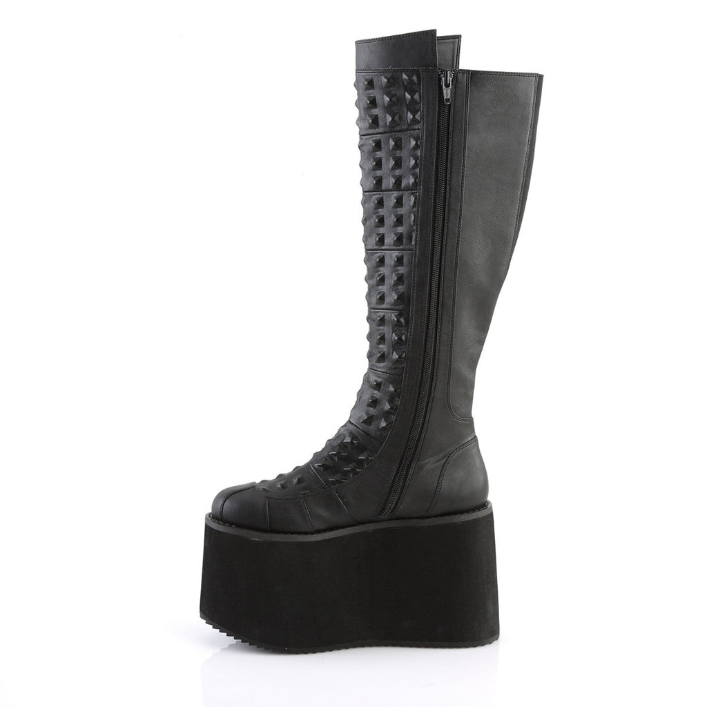 Demonia Rot 13 Black Vegan Leather