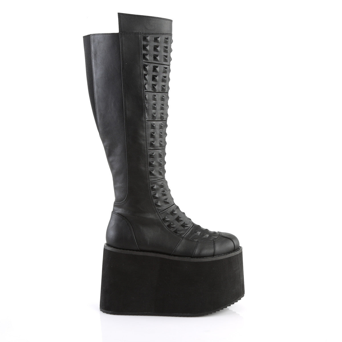 Demonia Rot 13 Black Vegan Leather