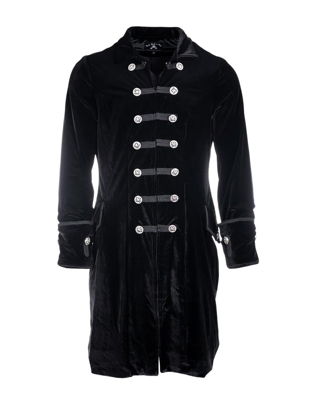 Rock Roll n Soul Black Velvet Frock Coat