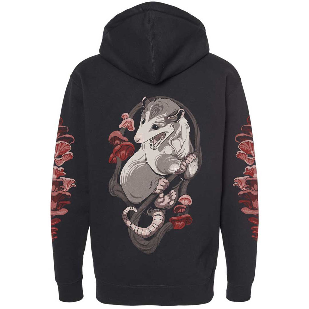 Fingers Duke Awesome Opossum Zip Up Hoodie