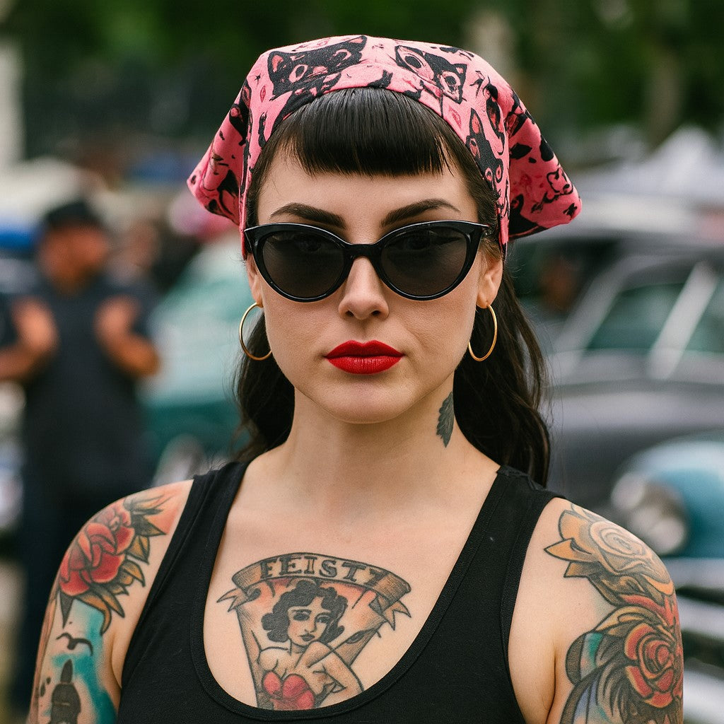 Original Underground Retro Kitties Bandana
