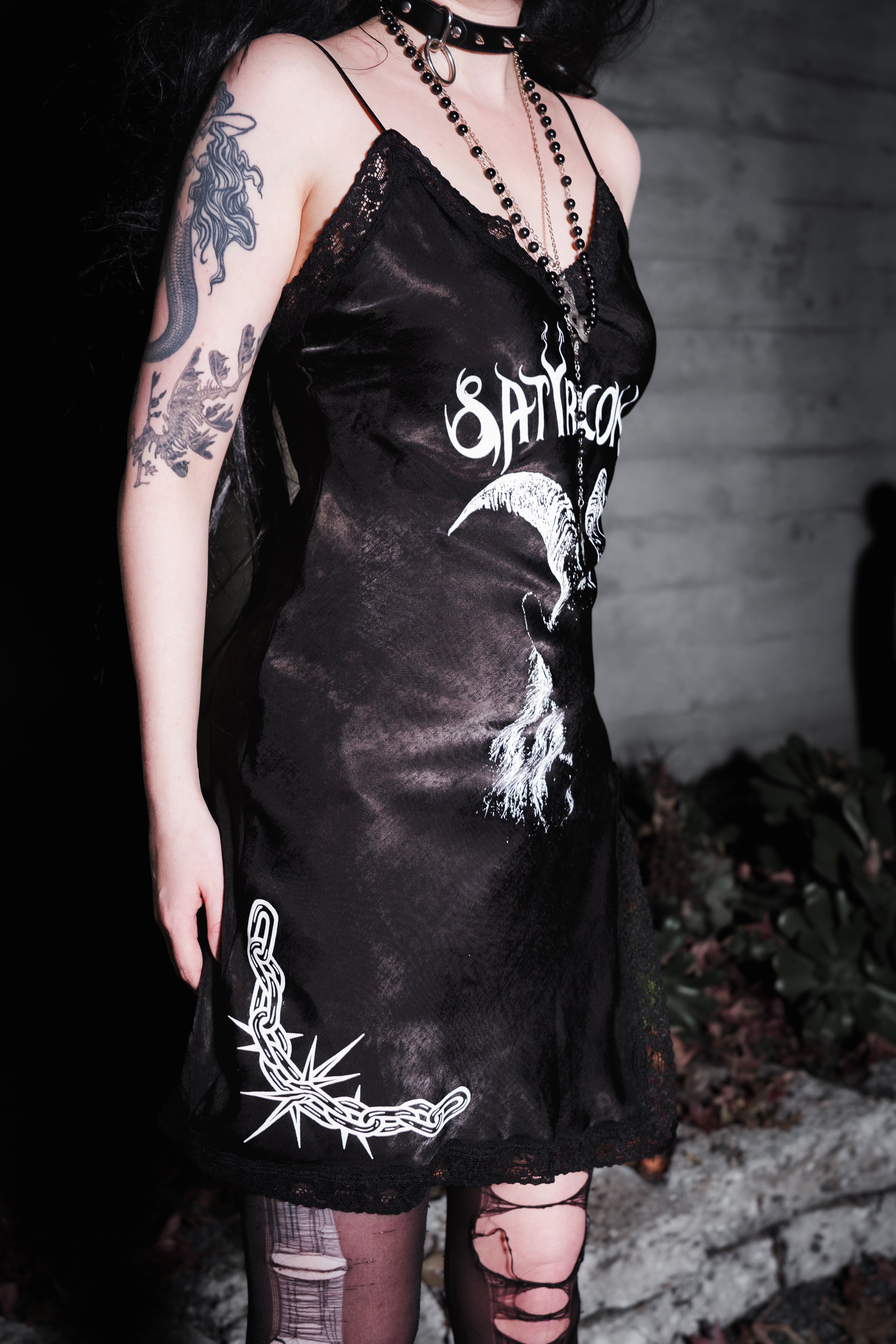 Vera's Eyecandy Satyricon Mini Slip Dress