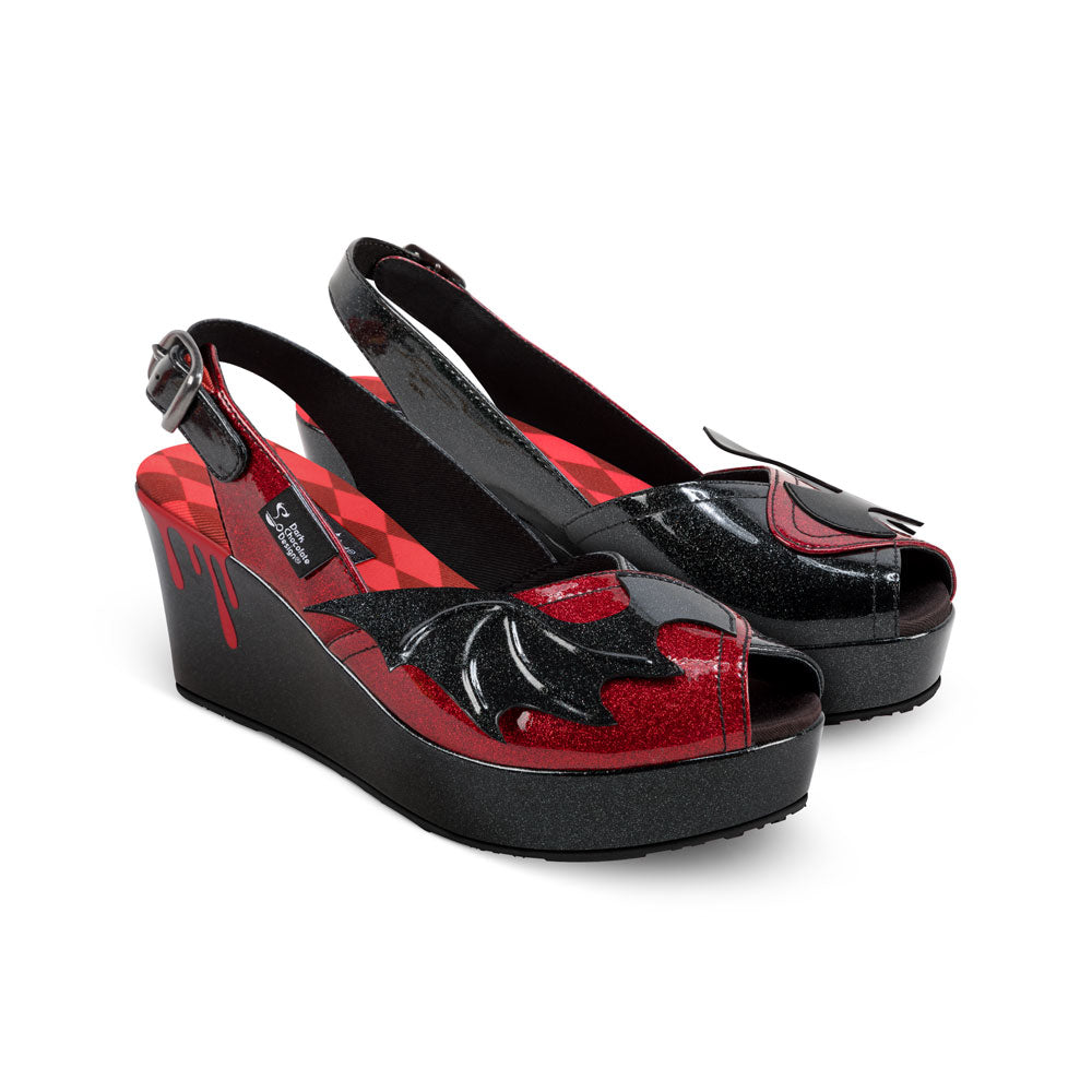 Chocolaticas® Scarlet Bat Slingback Sandal