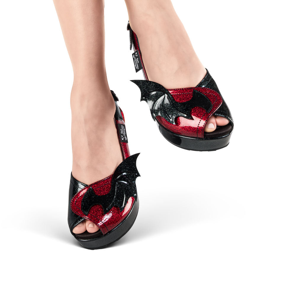 Chocolaticas® Scarlet Bat Slingback Sandal