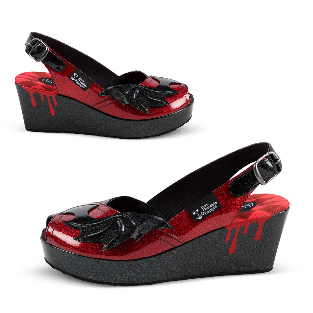 Chocolaticas® Scarlet Bat Slingback Sandal