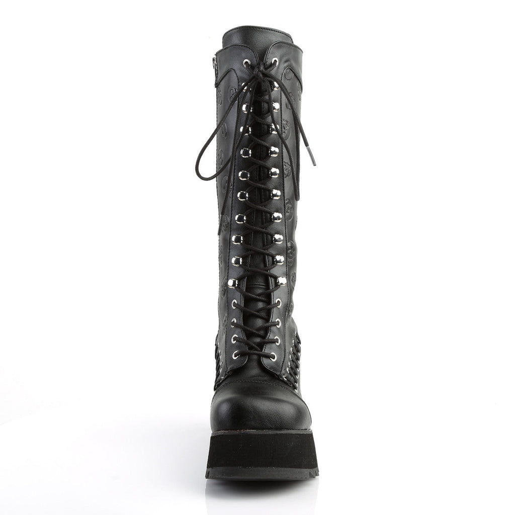 Demonia Scene 107 Black Vegan Leather
