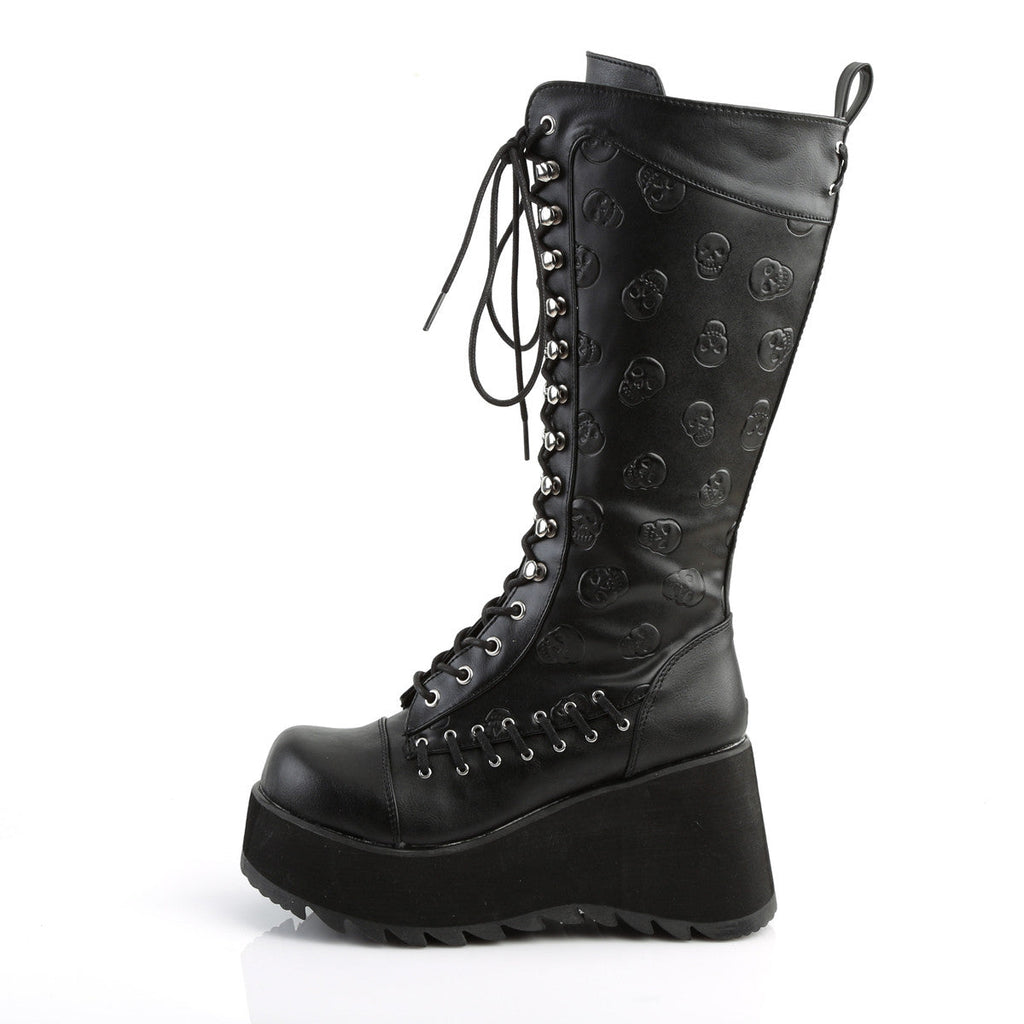Demonia Scene 107 Black Vegan Leather