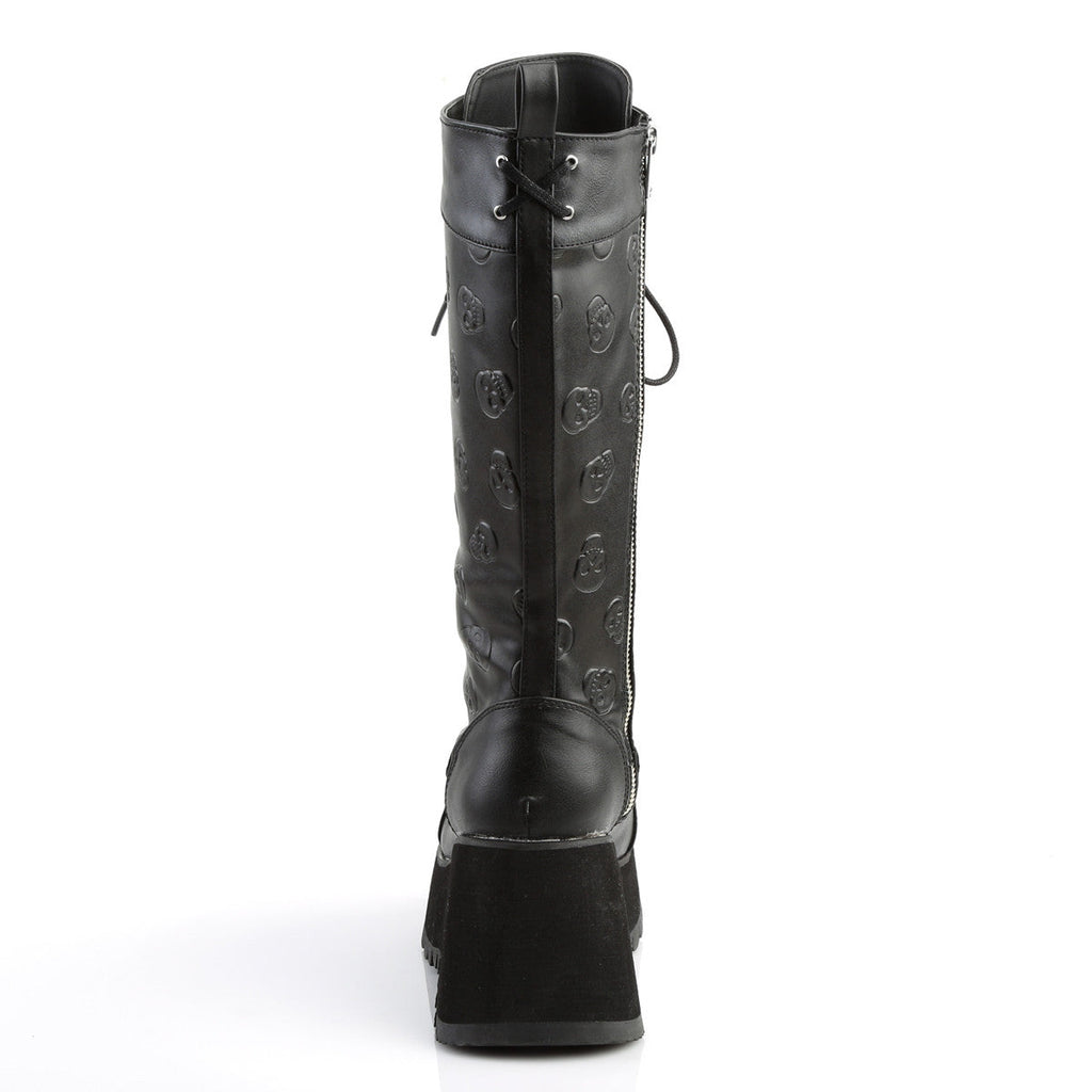 Demonia Scene 107 Black Vegan Leather