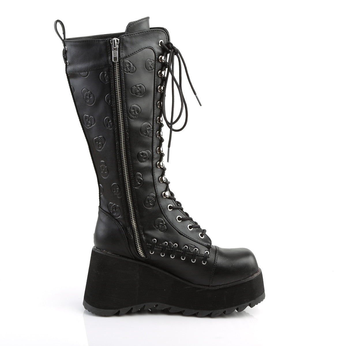 Demonia Scene 107 Black Vegan Leather
