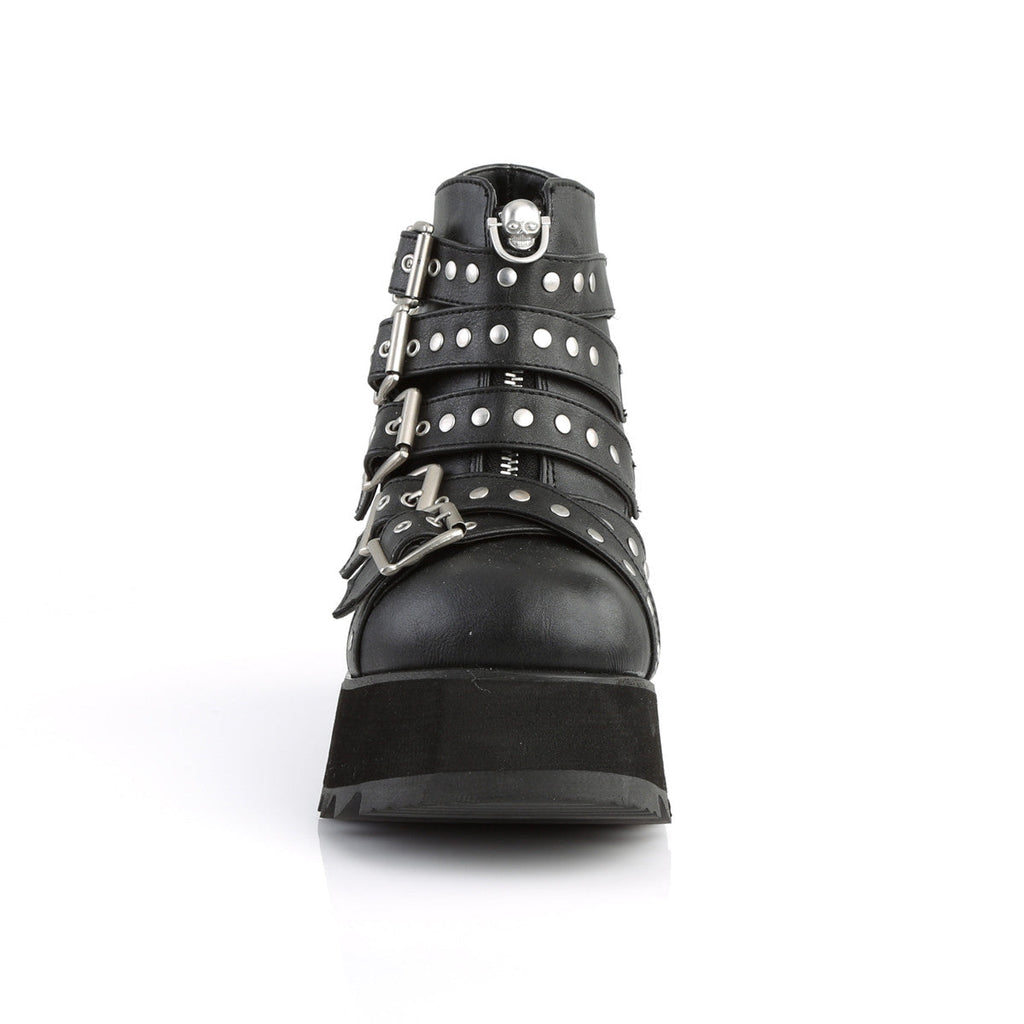 Demonia Scene 30 Black Vegan Leather