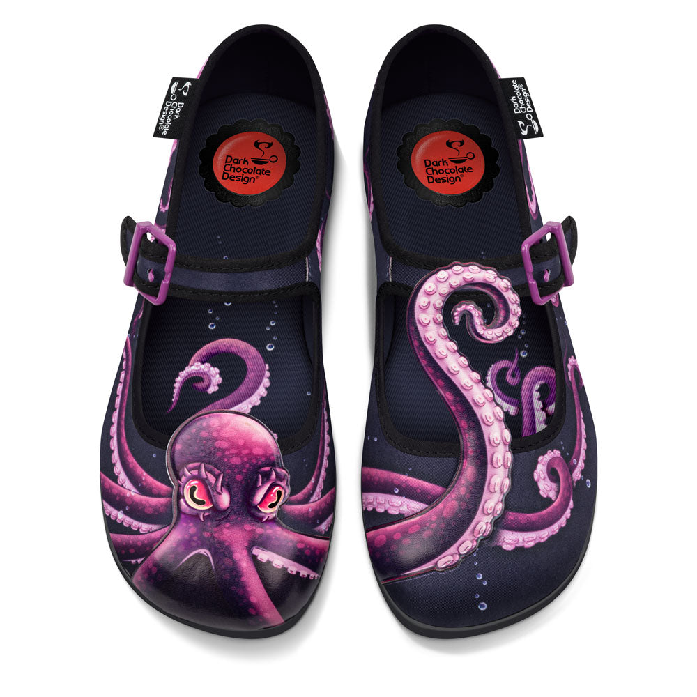 Chocolaticas® Sea Demon Octopus Tentacles Mary Jane Flat