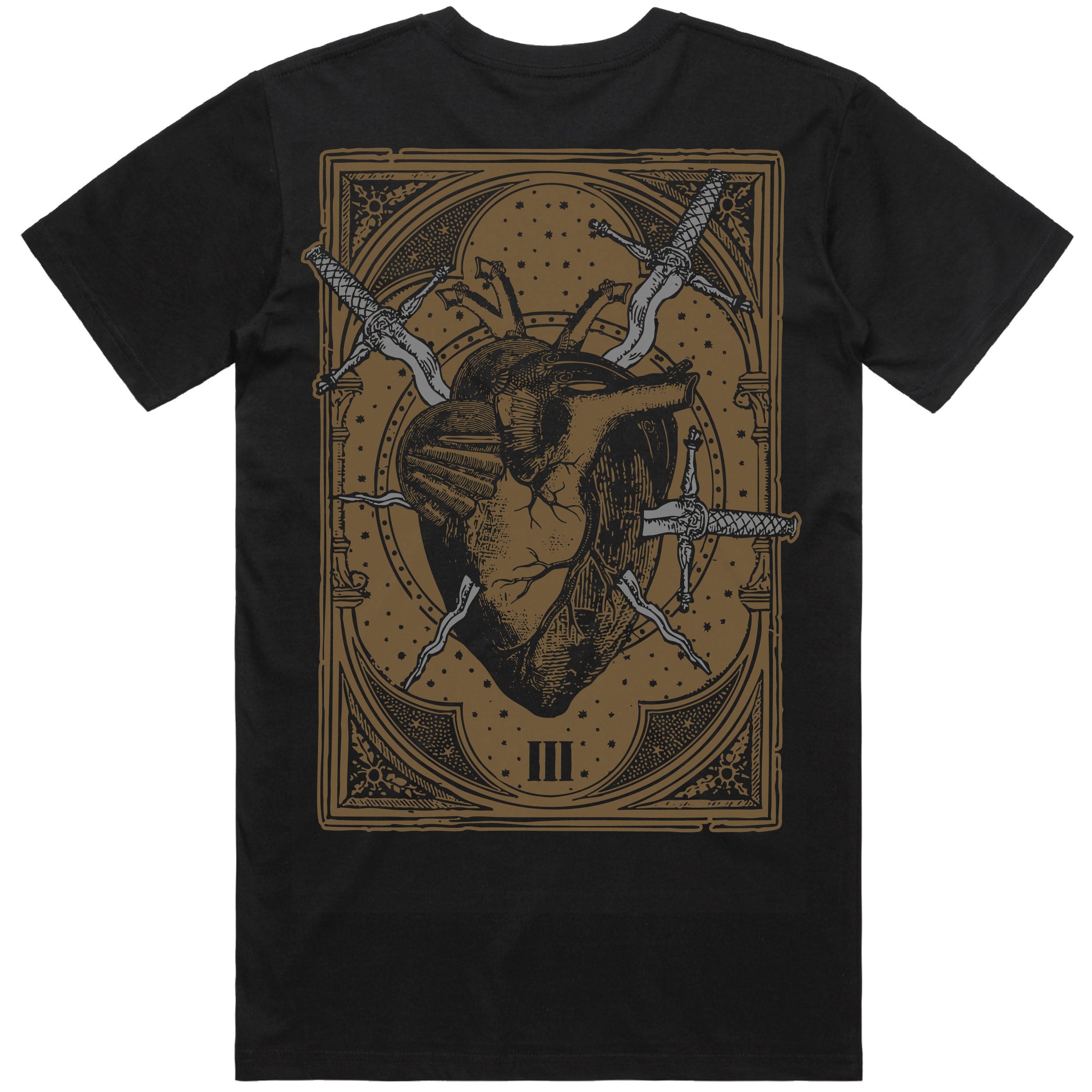 Fingers Duke Three Of Swords Tarot Card T-Shirt
