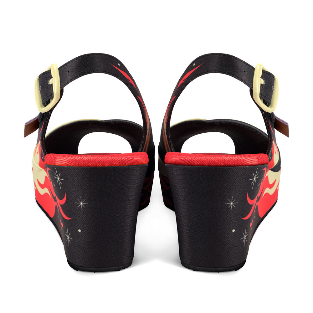 Chocolaticas® She's On Fire Slingback Sandal