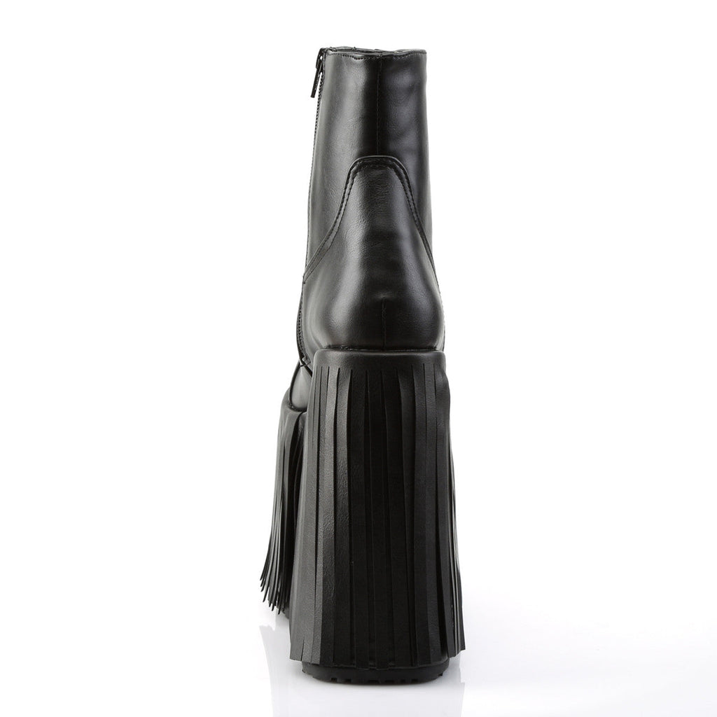 Demonia Slay 205 Black Vegan Leather