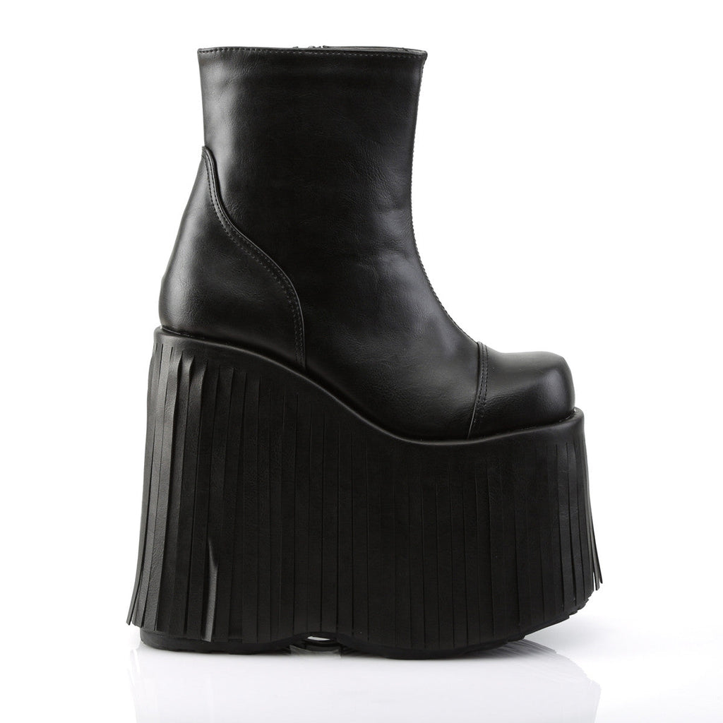 Demonia Slay 205 Black Vegan Leather