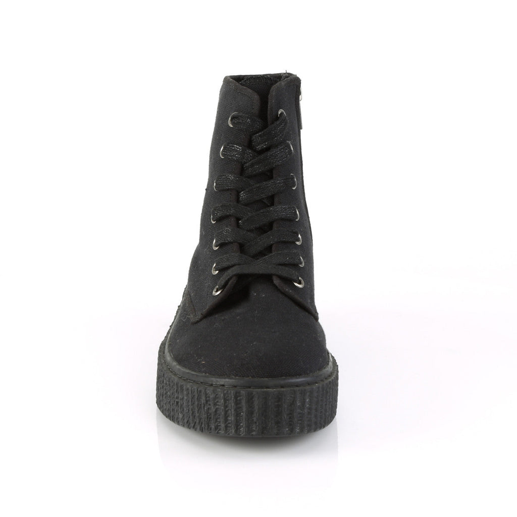 Demonia Sneeker 201 Black Canvas