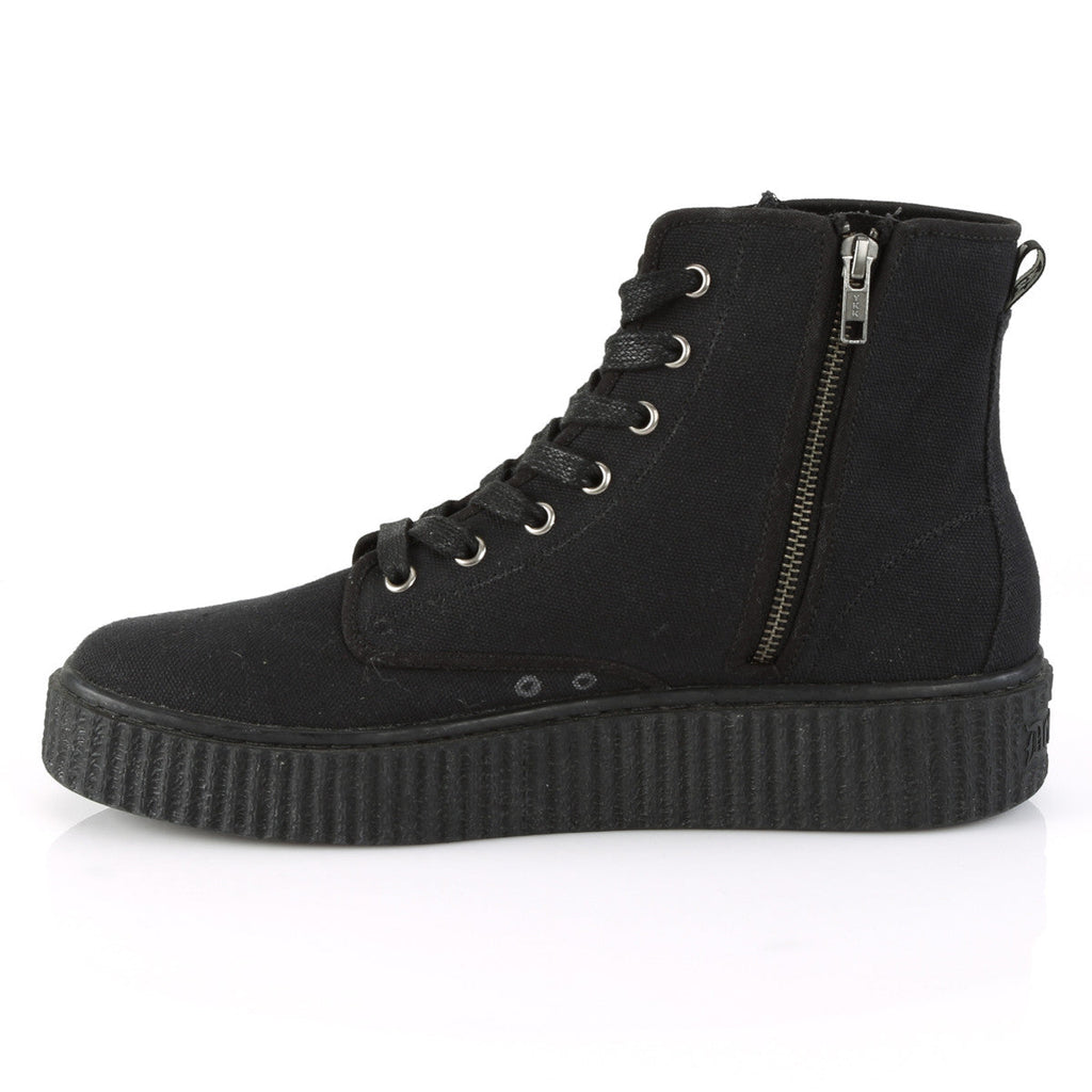 Demonia Sneeker 201 Black Canvas