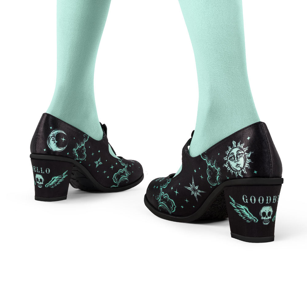 Chocolaticas® Spirit Board Mid Heels Mary Jane Pump