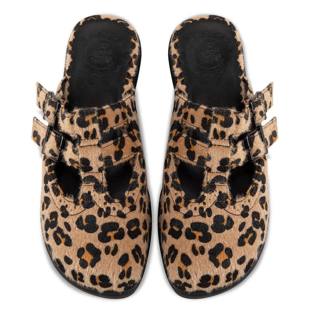 Chocolaticas® Spotted Leopard Women's Clog