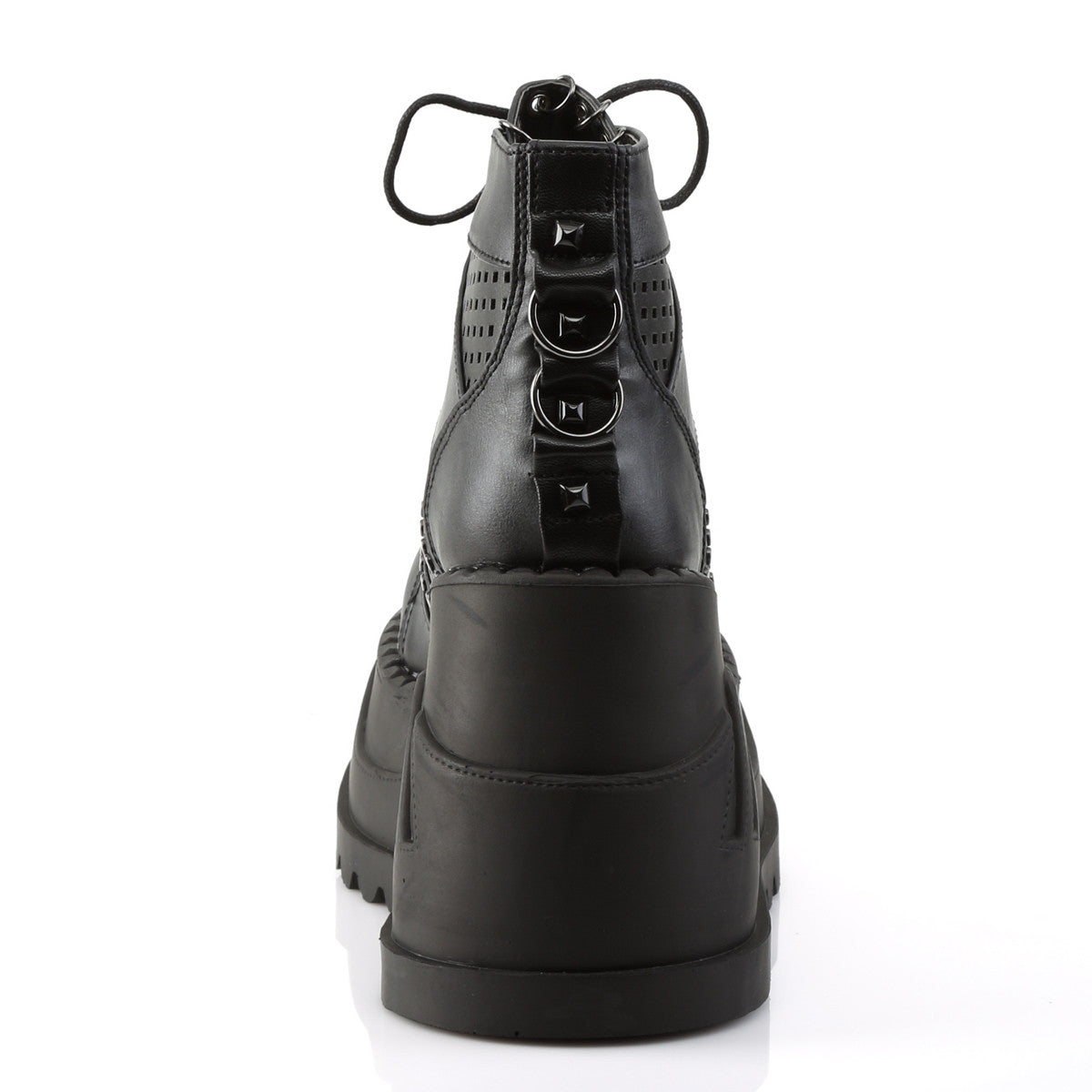 Demonia Stomp 12 Black Vegan Leather