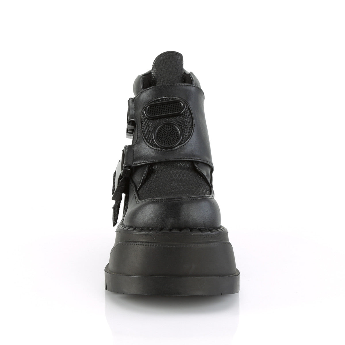 Demonia Stomp 15 Black Vegan Leather