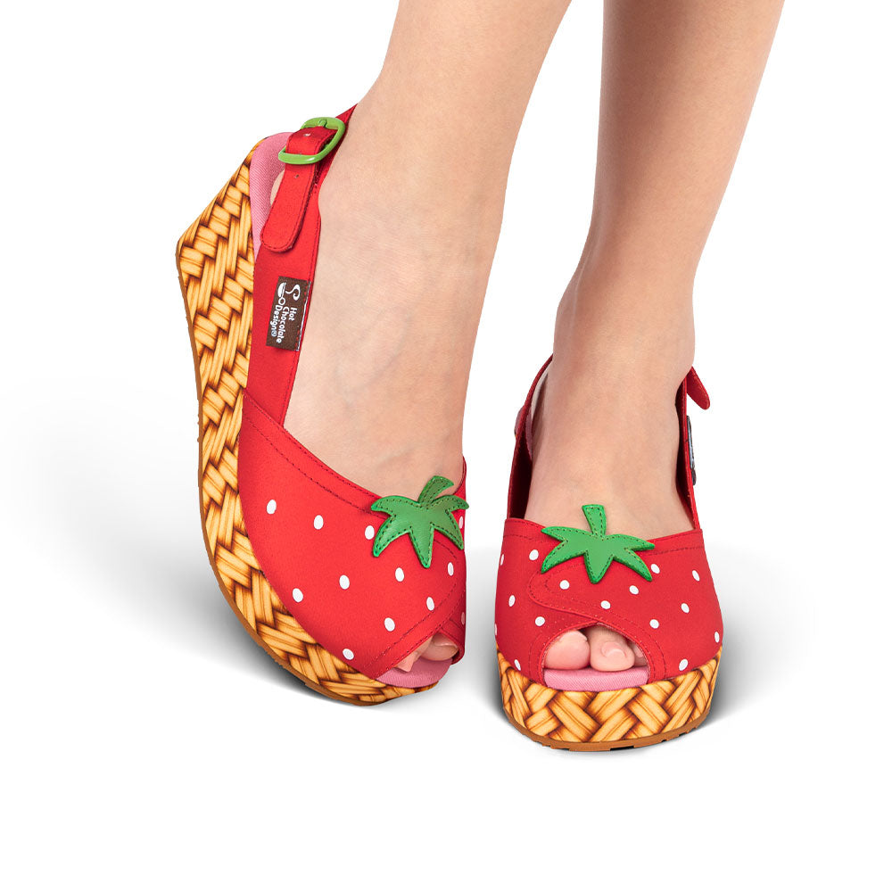Chocolaticas® Strawbella Slingback Sandal